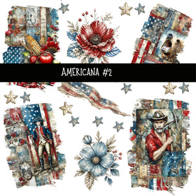 American UV DTF Decal sheets 5 design sheets available