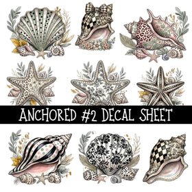 Anchored UV DTF Decal sheets 3 designs available