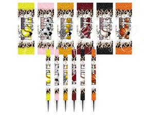 Love Sports uv dtf pen wraps- Set of 6