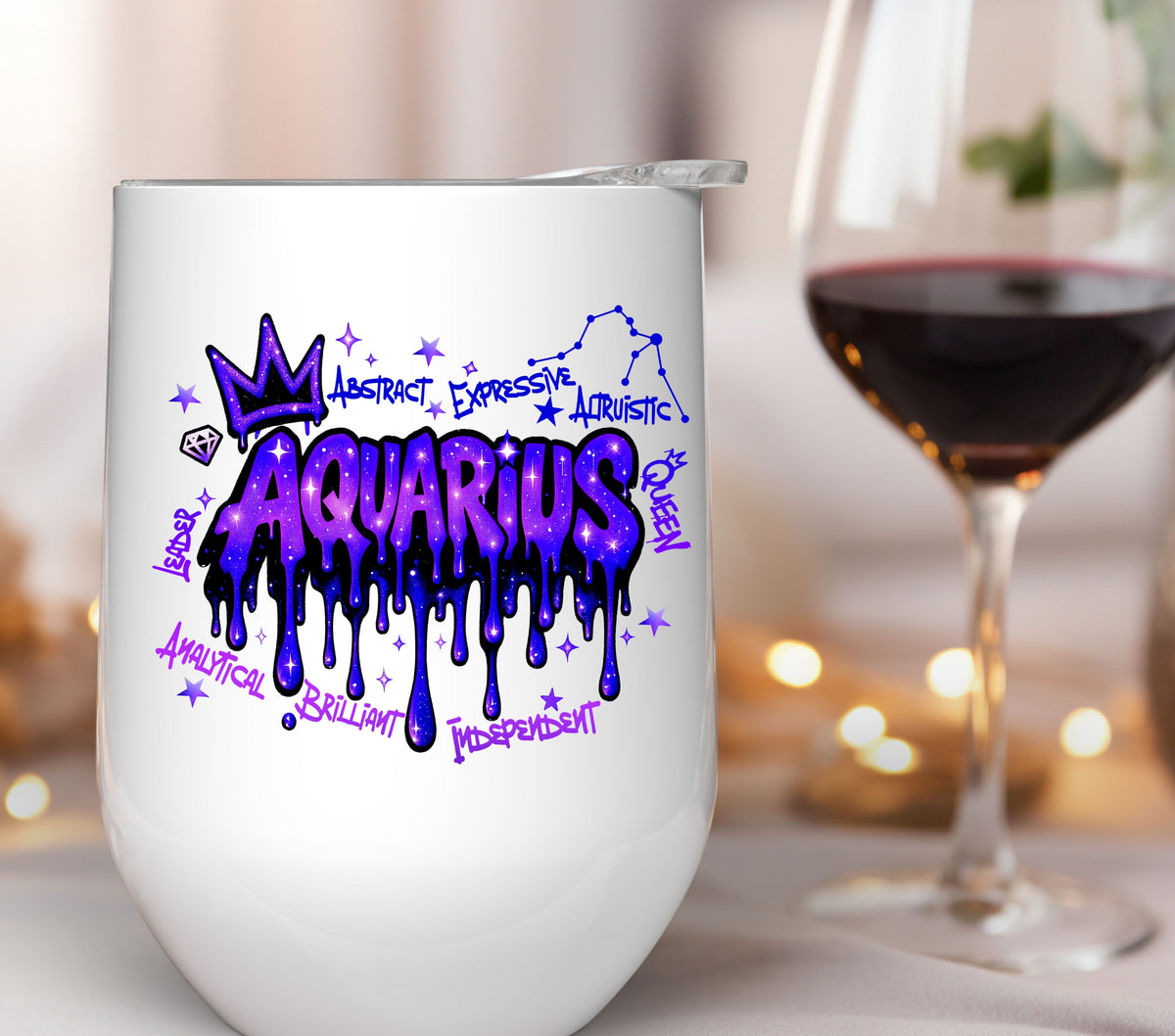 Graffiti Zodiac Signs UV DTF Decals- 12 Designs