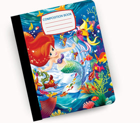 Ariel vinyl composition notebook wrap