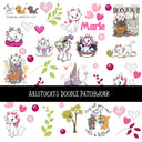 Aristocats Doodle Patchwork Set