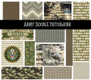 Army Doodle Patchwork Set