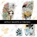 Artfully Unscripted Torn Pages Decal sheets 4 designs available