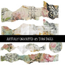 Artfully Unscripted Torn Pages Decal sheets 4 designs available