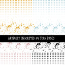 Artfully Unscripted Torn Pages Decal sheets 4 designs available