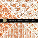 Autumn Harvest precut Vsplit 12x12 vinyl sheet 2 Designs