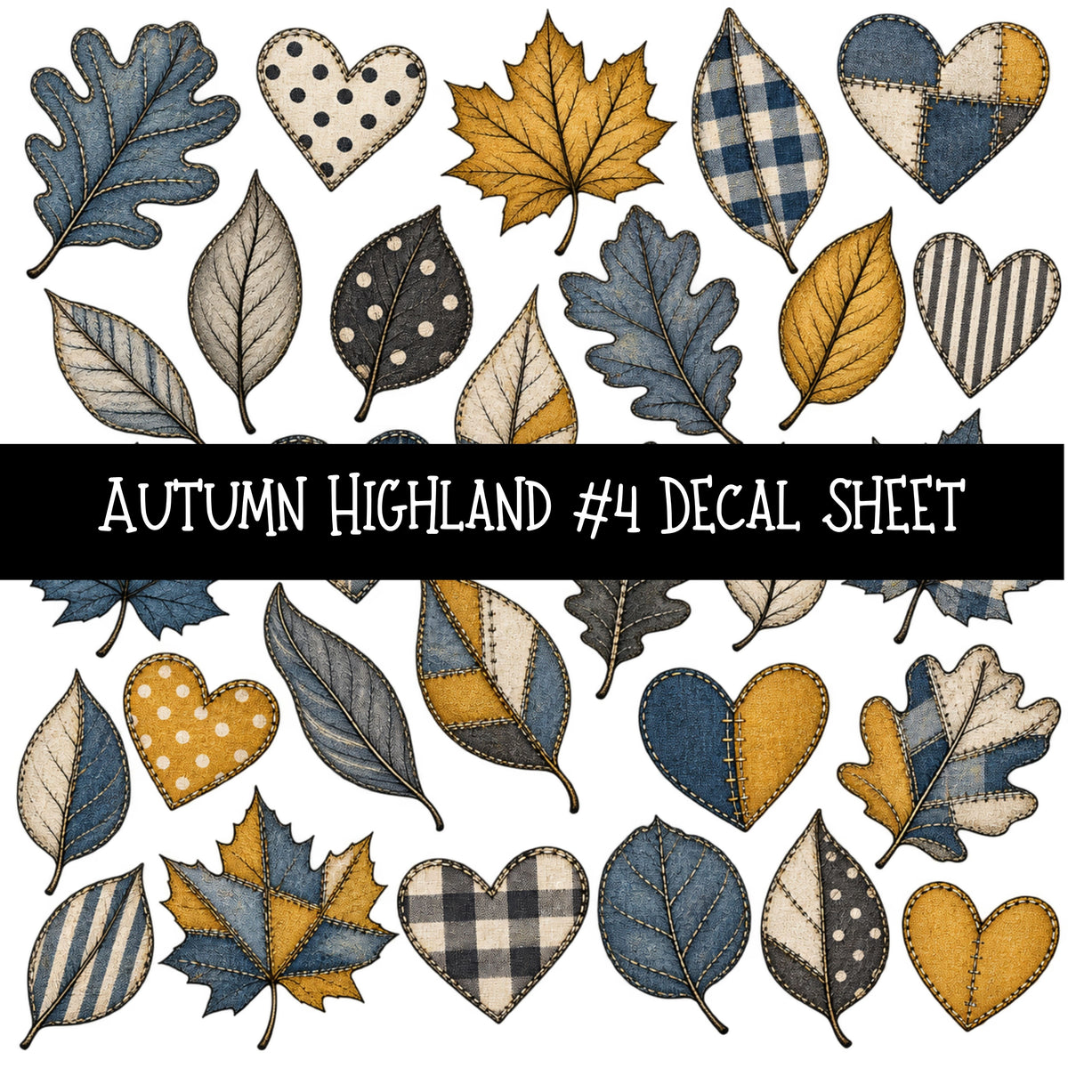 Autumn Highland UV DTF Decal sheets 10 Designs available