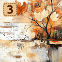 Autumn Mixed Media collection- 2 sizes vinyl sheets-18 designs available