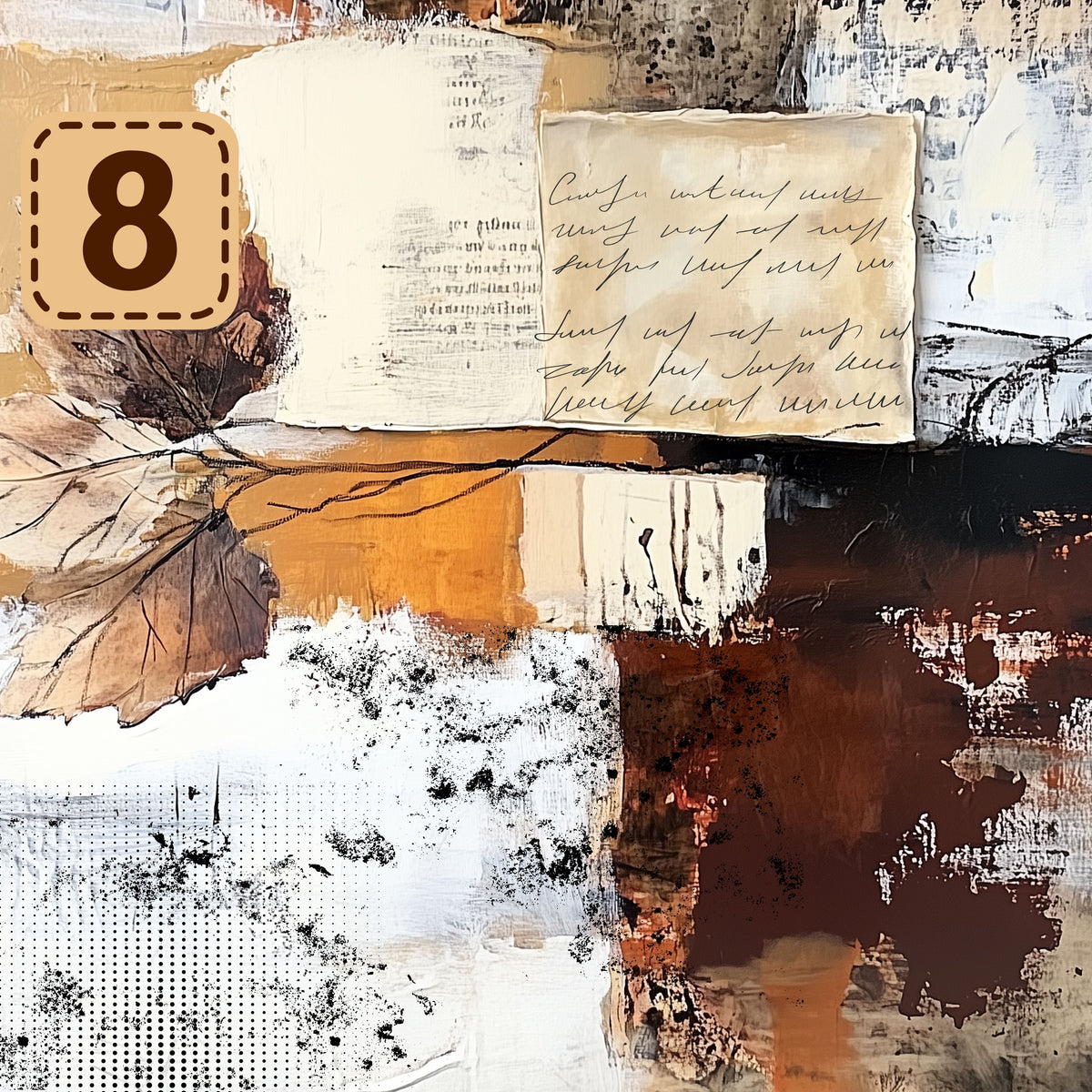 Autumn Mixed Media collection- 2 sizes vinyl sheets-18 designs available