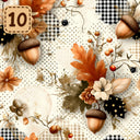 Autumn Heirloom collection- 2 sizes vinyl sheets-20 designs available