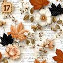 Autumn Heirloom collection- 2 sizes vinyl sheets-20 designs available