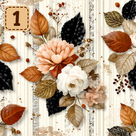 Autumn Heirloom collection- 2 sizes vinyl sheets-20 designs available