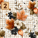 Autumn Heirloom collection- 2 sizes vinyl sheets-20 designs available