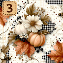 Autumn Heirloom collection- 2 sizes vinyl sheets-20 designs available