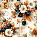 Autumn Heirloom collection- 2 sizes vinyl sheets-20 designs available