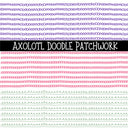 Axolotl Doodle Patchwork Set