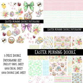 Easter Morning Doodle Patchwork Set