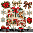 Christmas is my Favorite UV DTF Decal sheets