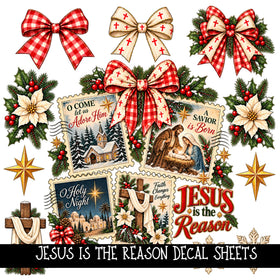 Jesus is the reason UV DTF Decal sheets