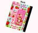 Strawberry Shortcake vinyl composition notebook wrap