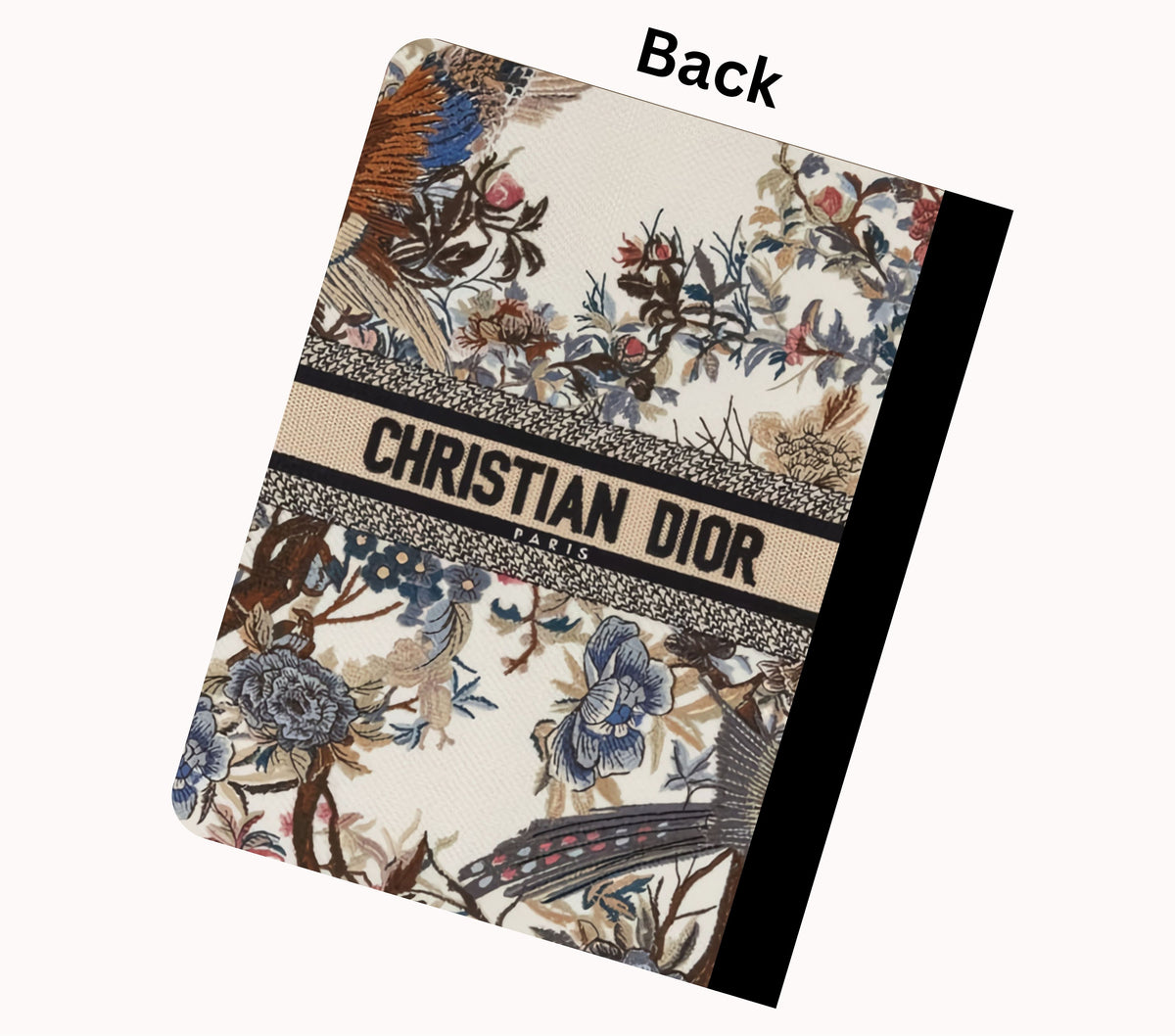 Dior vinyl composition notebook wrap