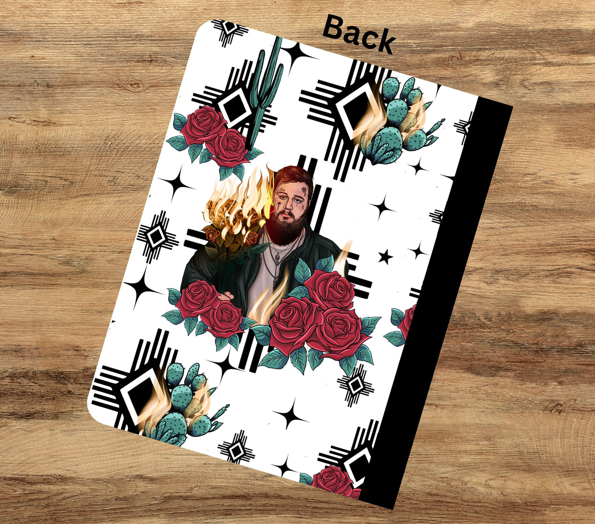 Jelly Roll vinyl composition notebook wrap