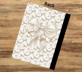 Fall Vibes Puppy vinyl composition notebook wrap
