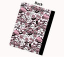 In October we wear pink vinyl composition notebook wrap