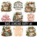 Bake someone happy Collection UV Decal sheets 2 to choose from