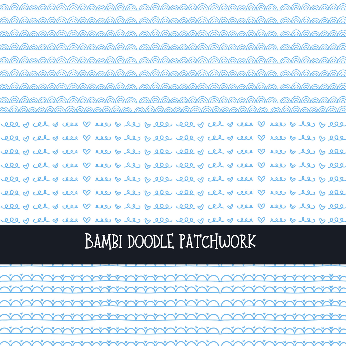 Bambi Doodle Patchwork Set