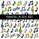 Banana Ball UV DTF Decal sheets 13 Designs available