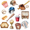 Baseball UV DTF Decal sheet