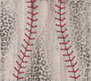 Vintage Baseball Leopard vinyl wrap for 20oz straight