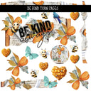 Be Kind Torn pages UV DTF Decal sheets