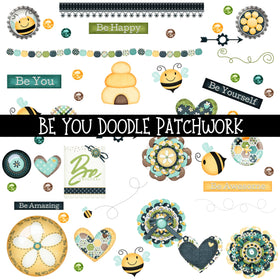 Be You Doodle Patchwork Set
