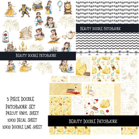 Beauty Doodle Patchwork Set