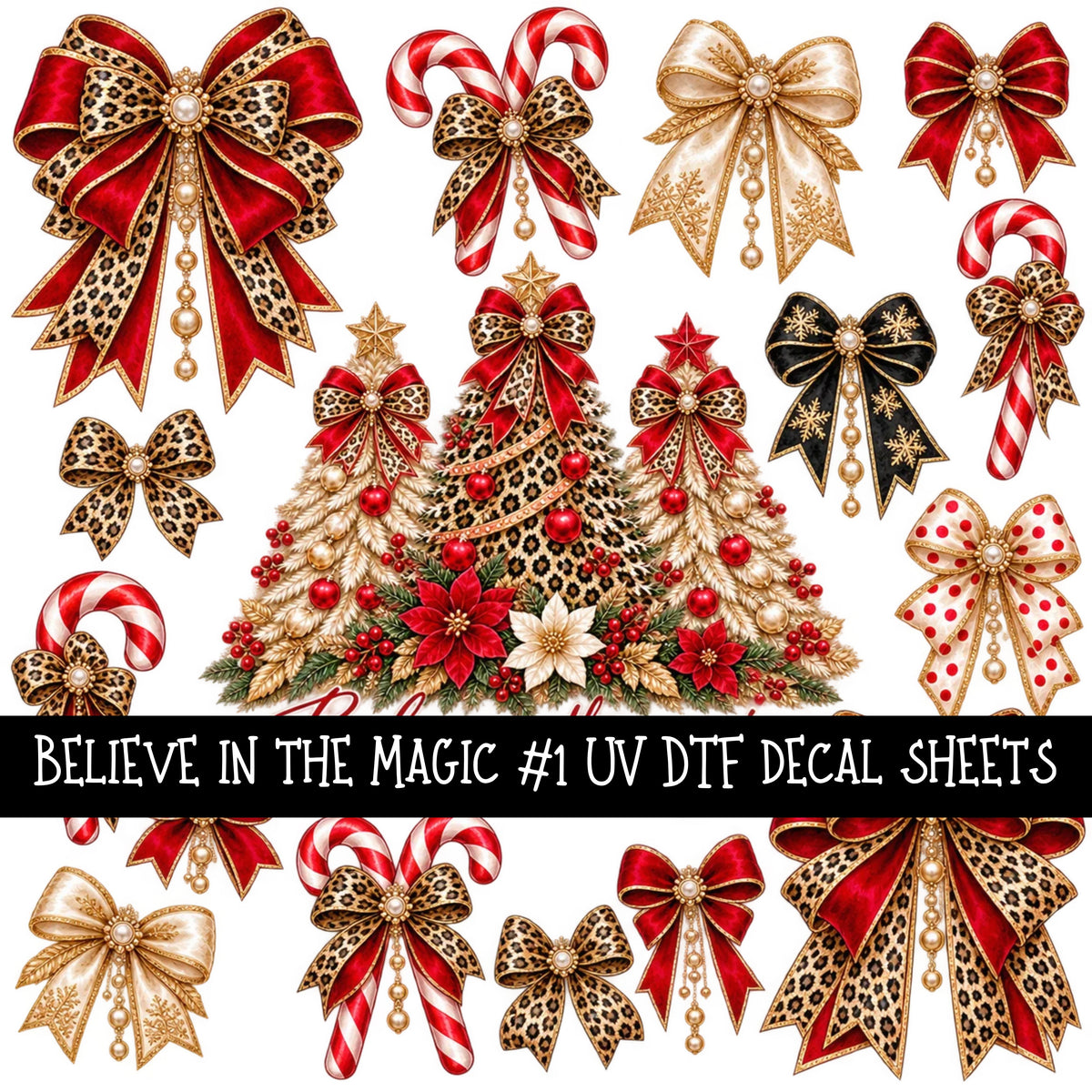 Believe in the magic UV DTF Decal sheets 2 Designs available