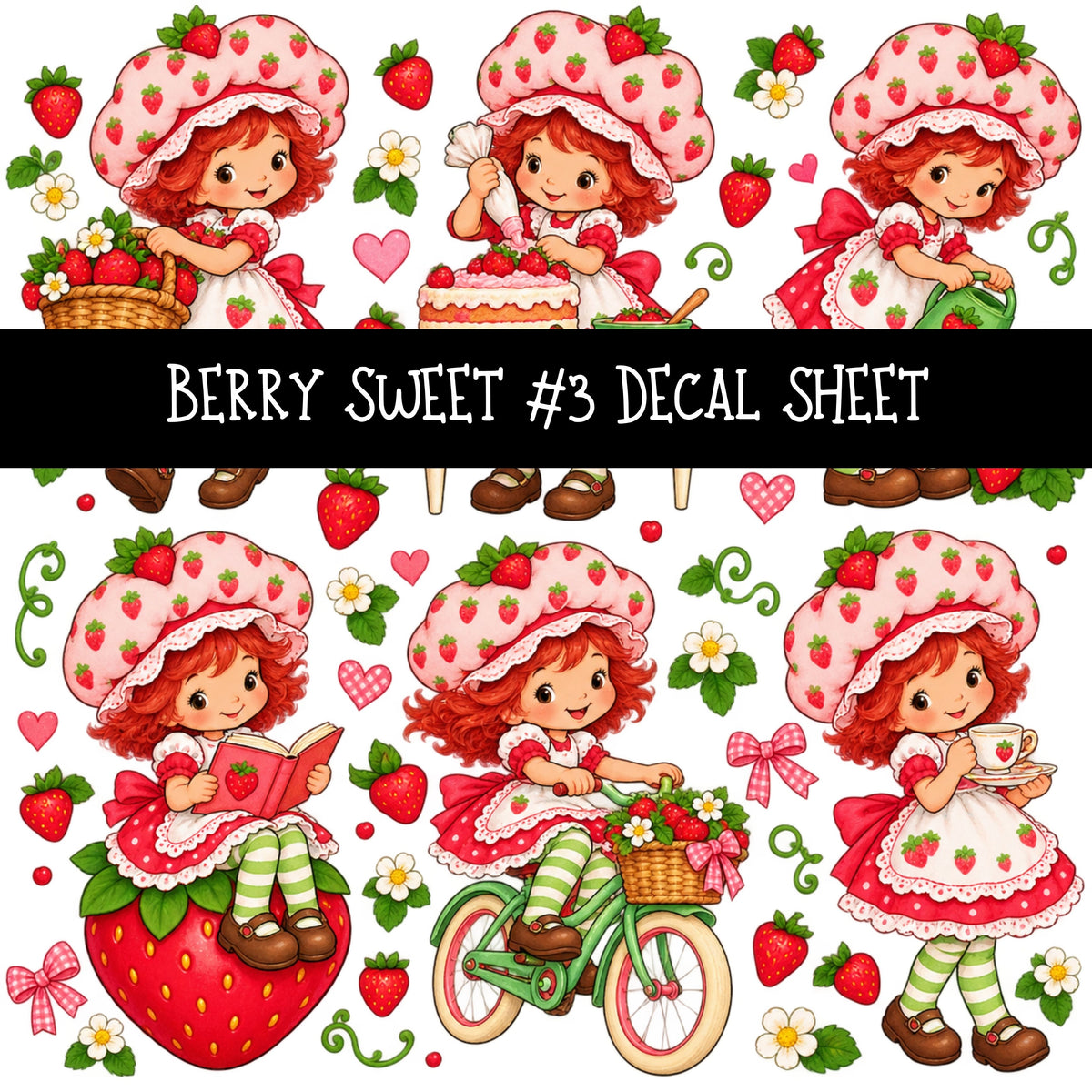 Sweet Pattern Days Berry Sweet UV DTF Decal sheets 11 Designs available – Kraft Craze