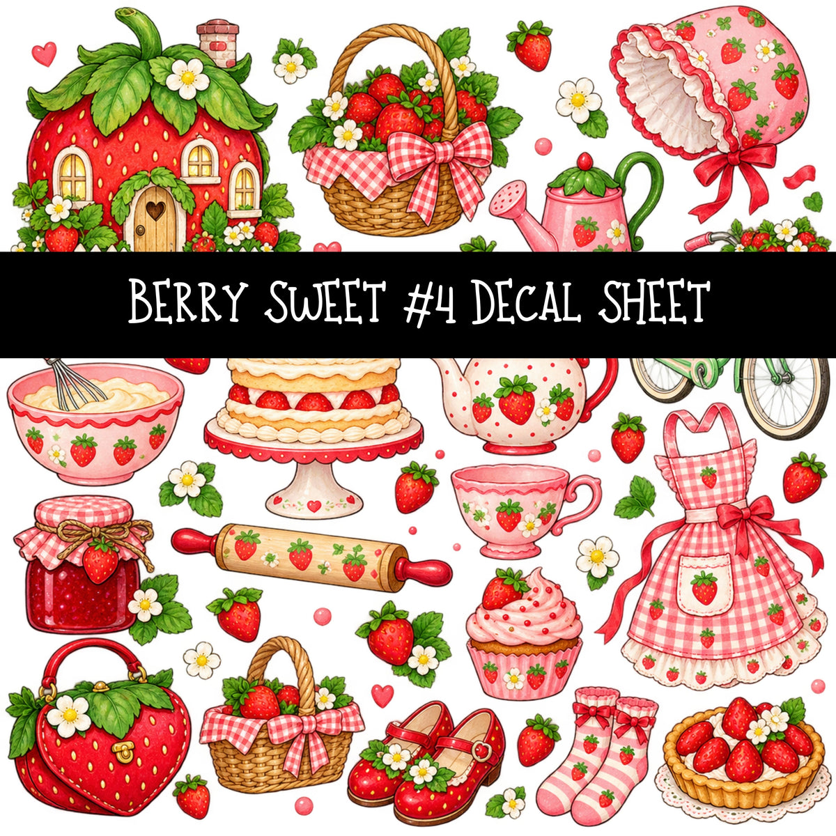 Sweet Pattern Days Berry Sweet UV DTF Decal sheets 11 Designs available – Kraft Craze