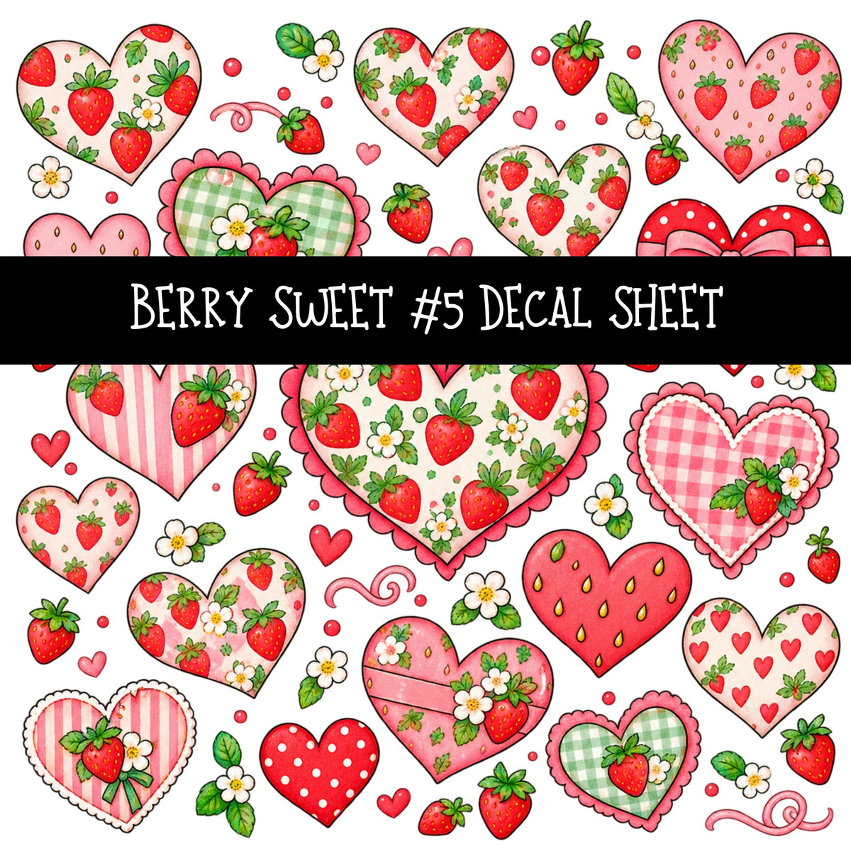 Order. Decal Berry Sweet UV DTF Decal sheets 11 Designs available – Kraft Craze
