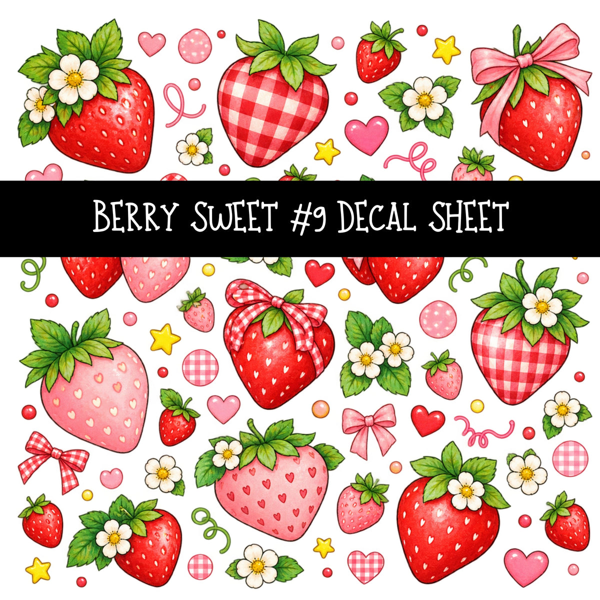 Berry Sweet UV DTF Decal sheets 11 Designs available