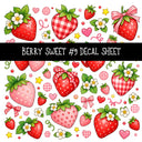 Berry Sweet UV DTF Decal sheets 11 Designs available