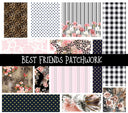 Best Friends Leopard Doodle Patchwork Set