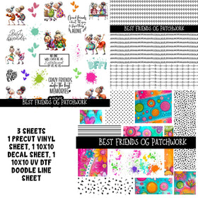 Best Friends OG Doodle Patchwork Set