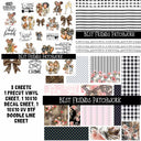 Best Friends Leopard Doodle Patchwork Set