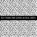 Best Friends Pink Leaoprd UV DTF Decal sheets 9 Designs available