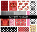 Betty Boop Doodle Patchwork Set