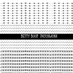 Betty Boop Doodle Patchwork Set