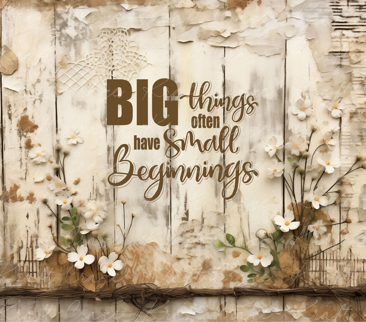 Big Things vinyl tumbler wraps